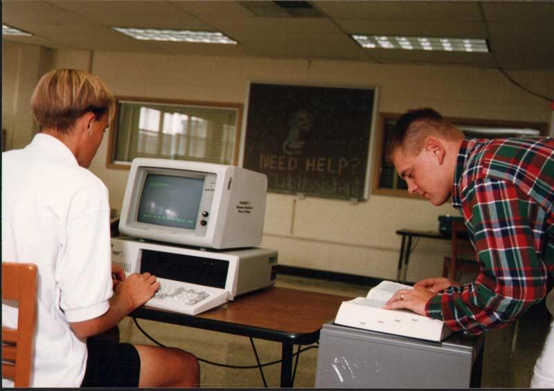 Student on Computer