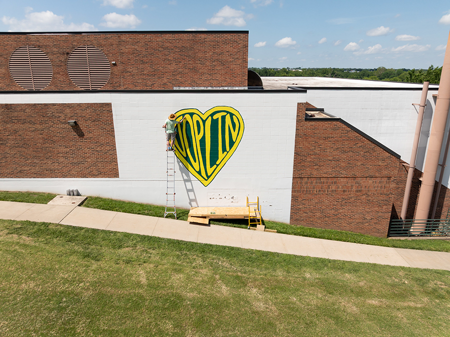 Heart Joplin Mural Finds a New Home at MSSU