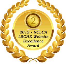 2nd Place in the 2015 NCLCA LSCHE Website Excellence Award