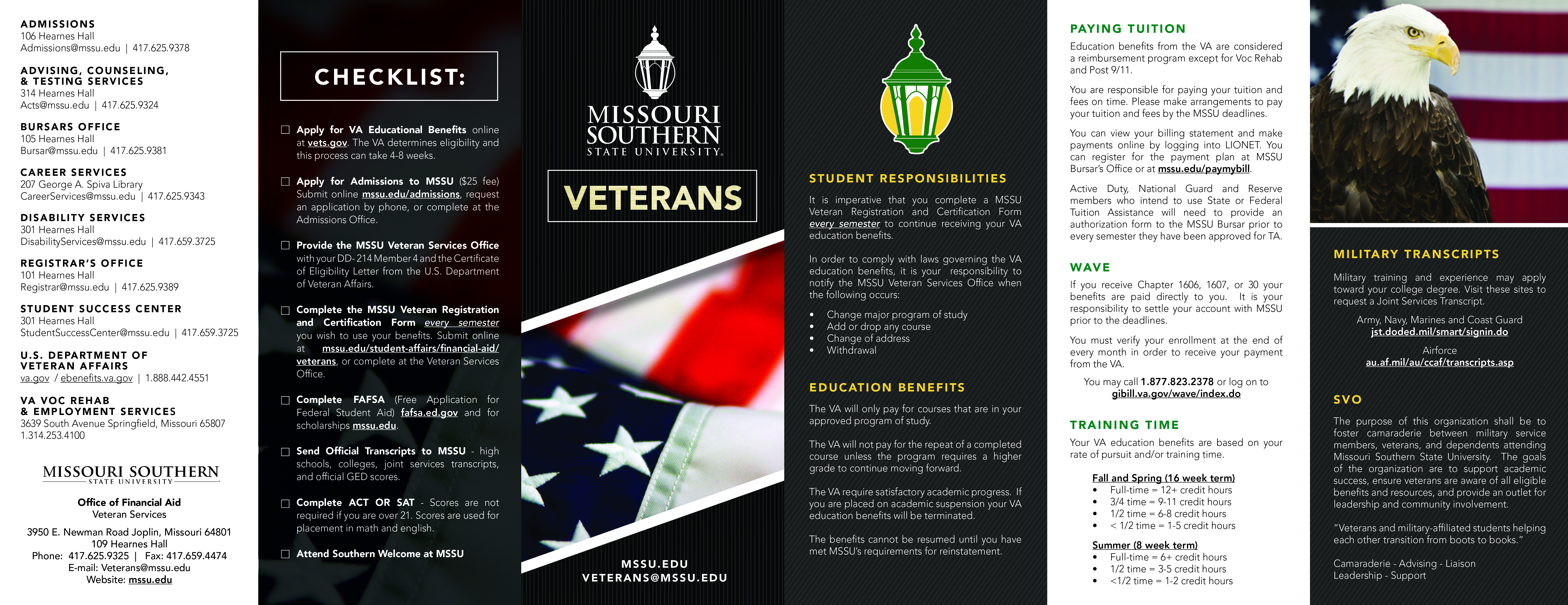 Veterans Services Brochure