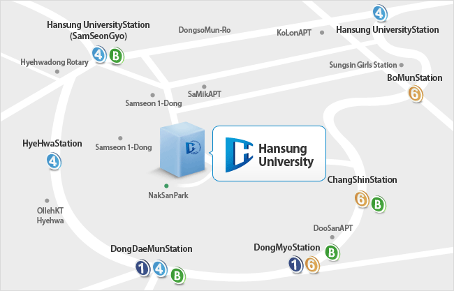 hansung map