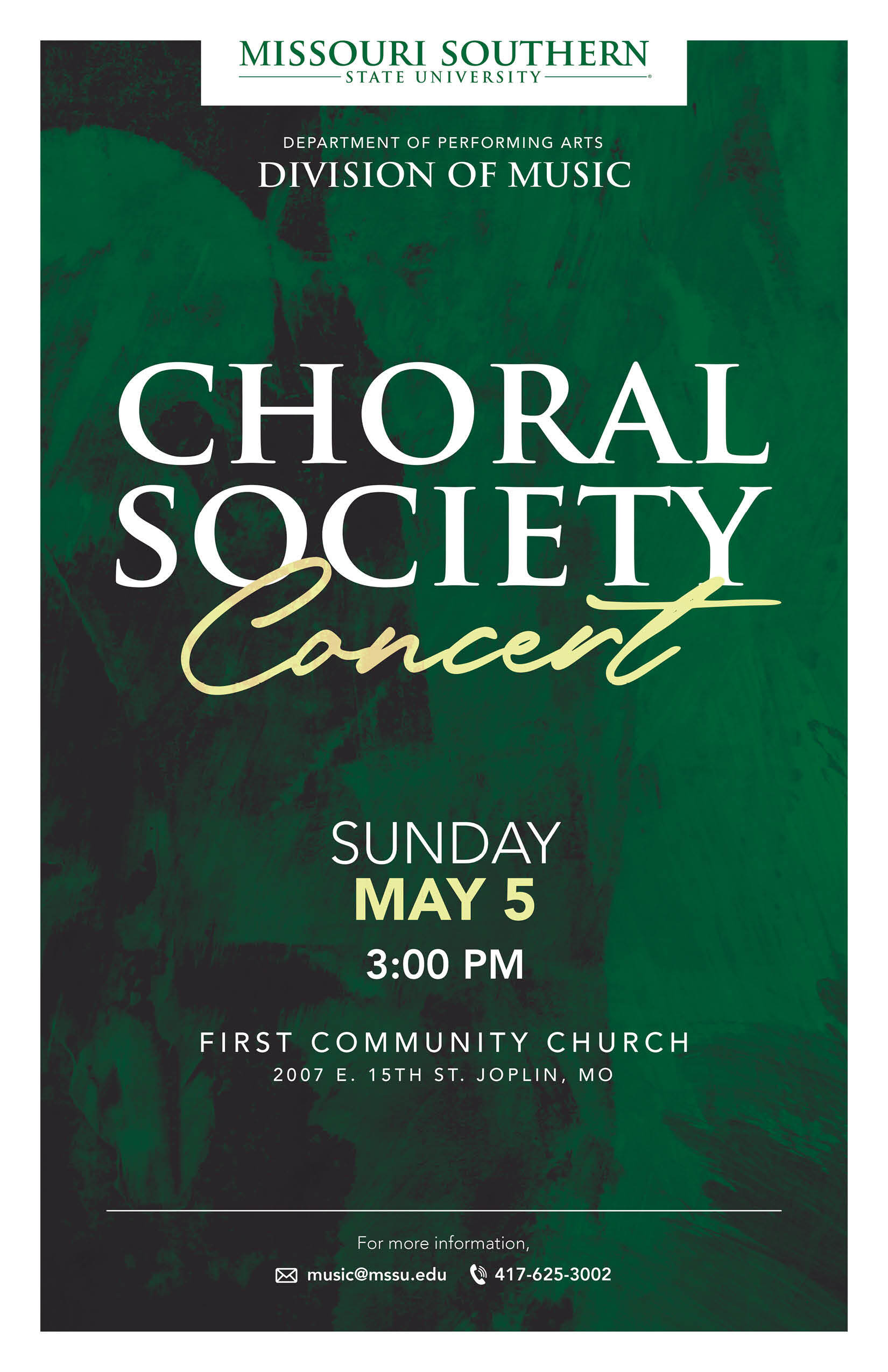choral society concert 