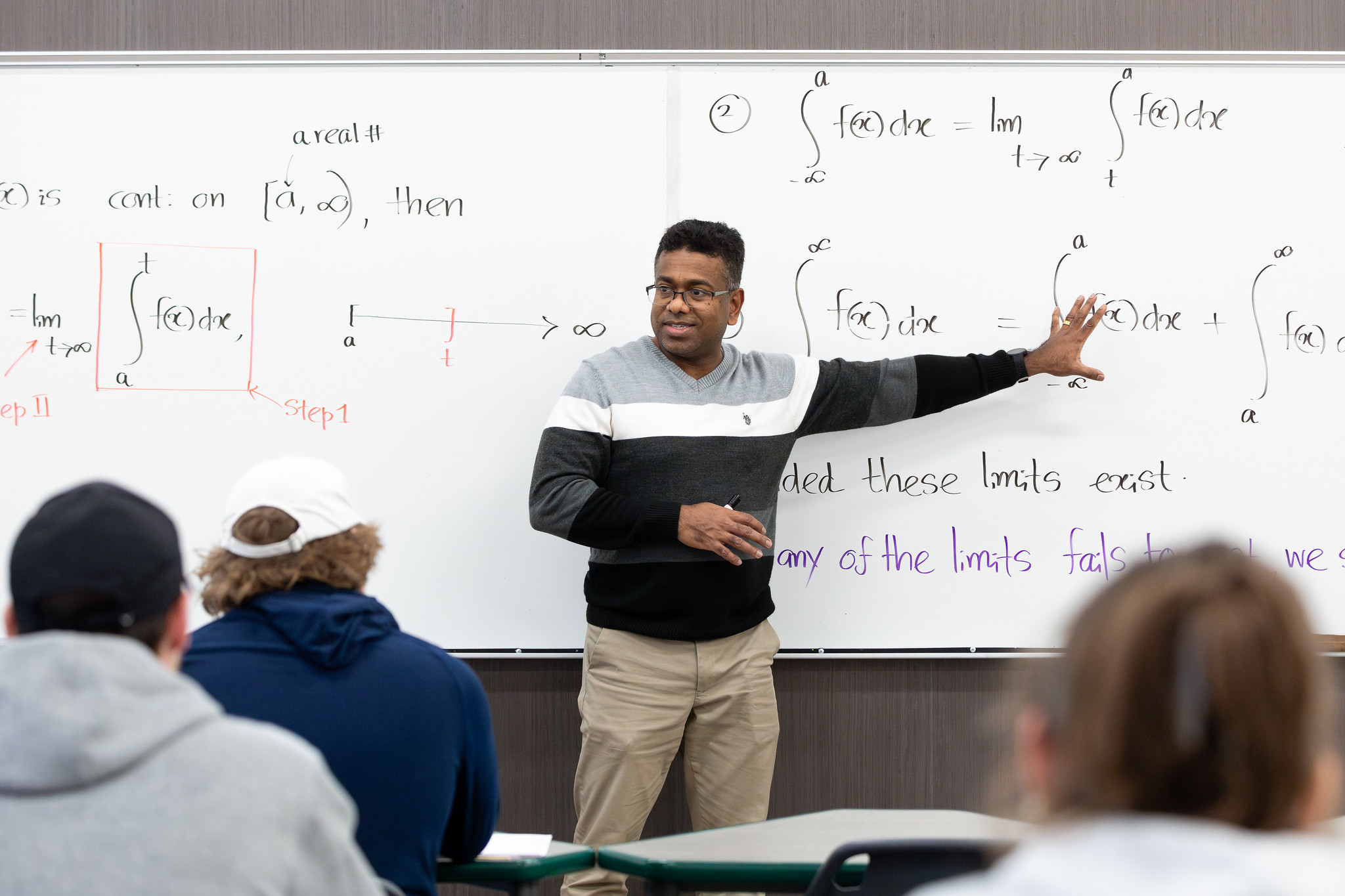 teacher leading class