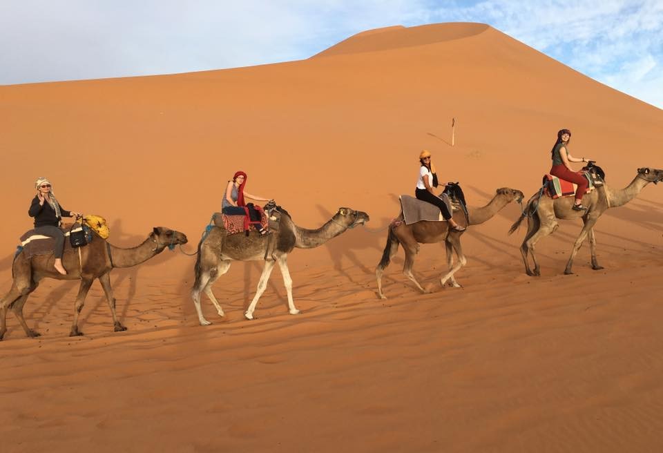 MSSU students studying abroad in Morocco