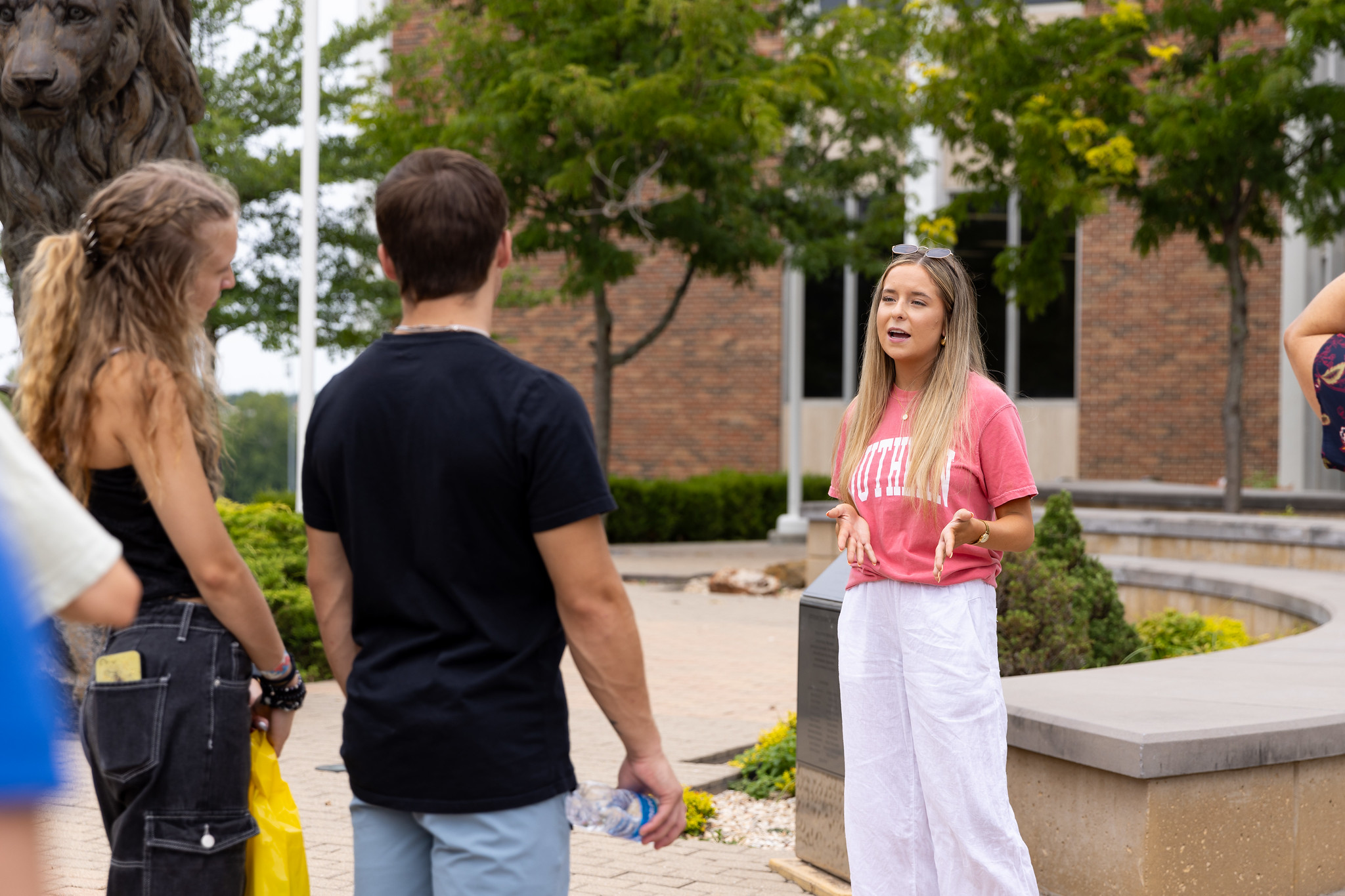 students at Lion Pride Visit Day