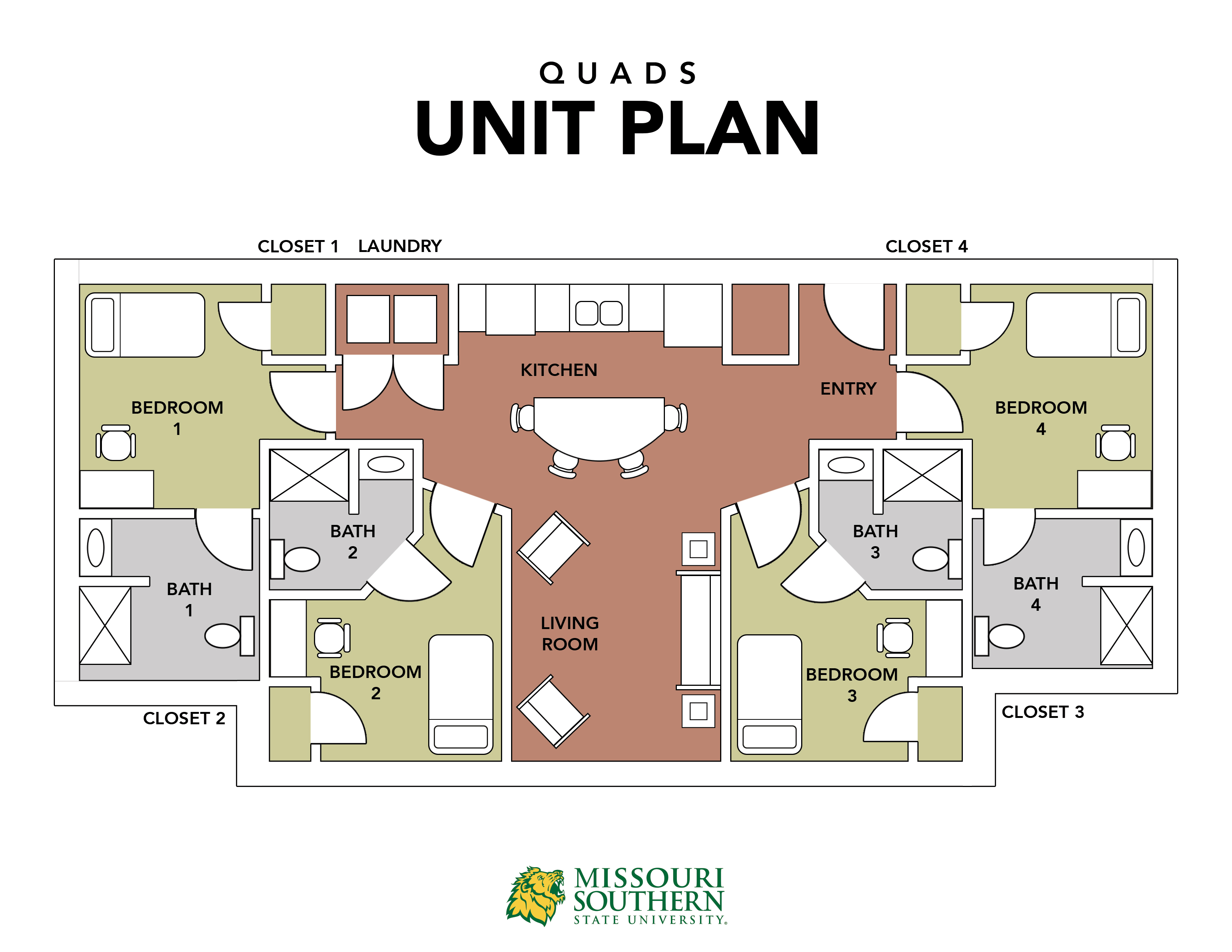 MSSU quads floorplan 